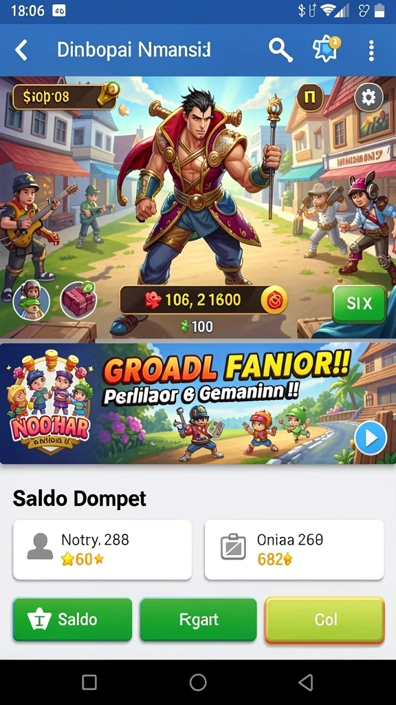 Karakter unik dalam setiap level yang menantang.