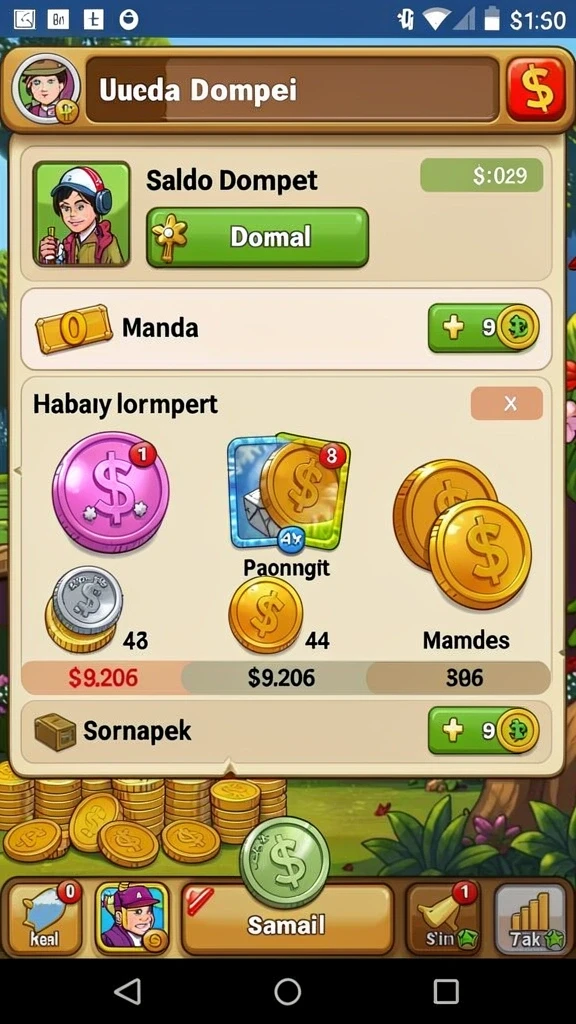 Screenshot menunjukkan karakter utama dalam aksi seru.