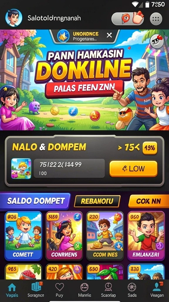 Tampilan antarmuka aplikasi yang menarik dan mudah digunakan.