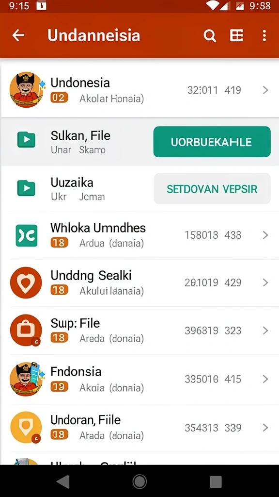 Karakter utama dalam aksi bertarung.