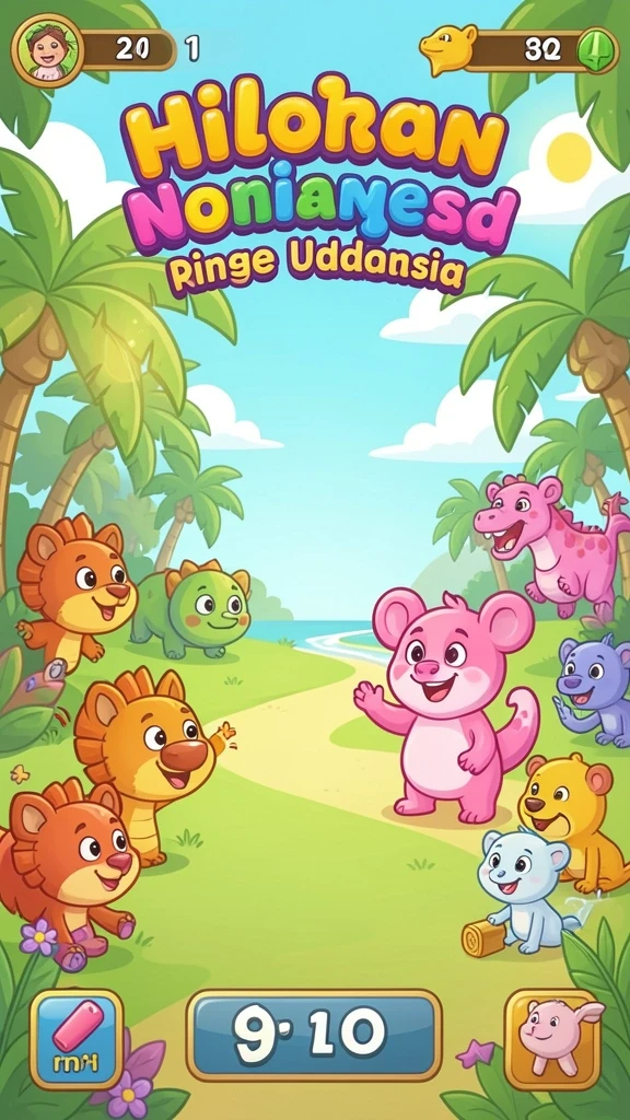 Gameplay seru saat menjelajahi level baru.