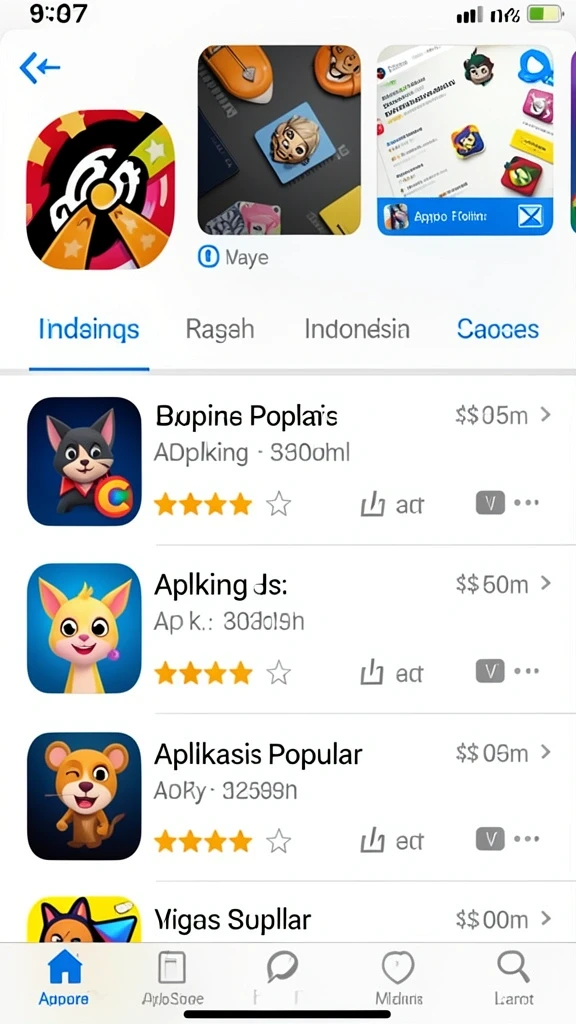 Tampilan antarmuka yang user-friendly.