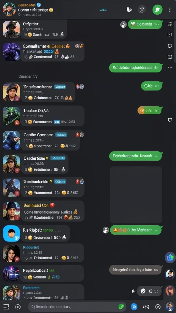 Karakter-karakter unik yang dapat dimainkan.