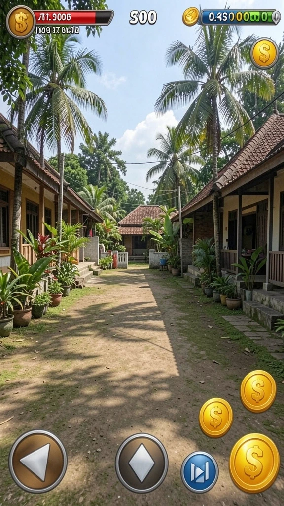 Gameplay yang seru dengan berbagai tantangan setiap hari.