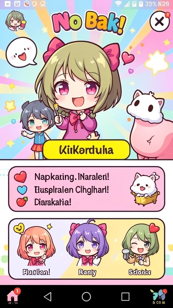 Fitur interaksi sosial yang menarik.