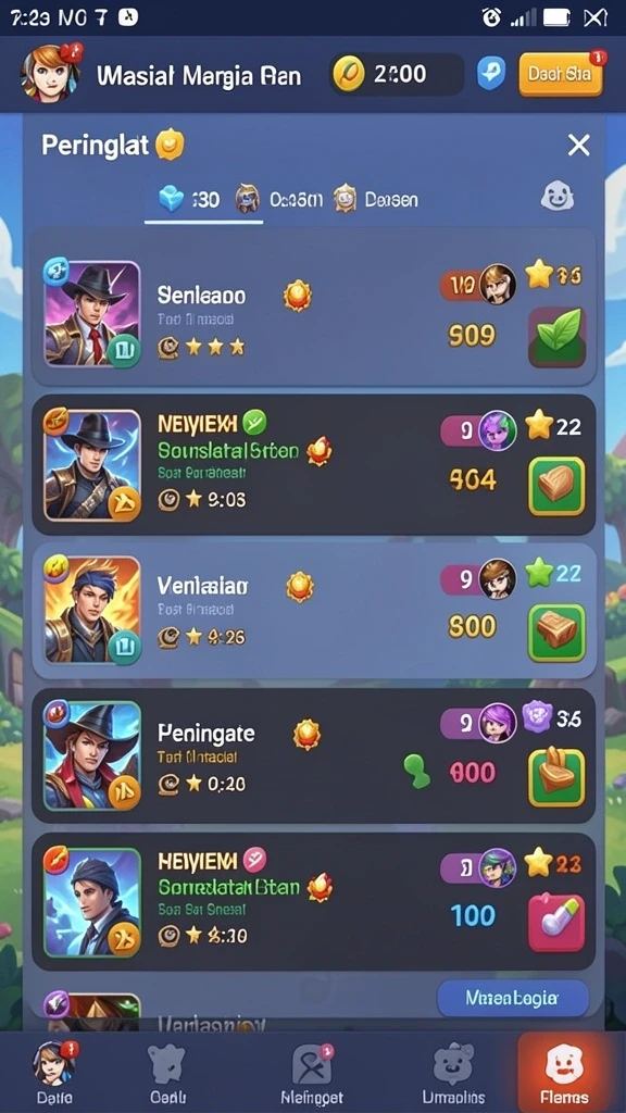 Screenshot aksi karakter dalam petualangan seru.