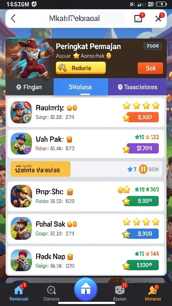 Tampilan awal permainan ESHATOTO yang menarik perhatian.