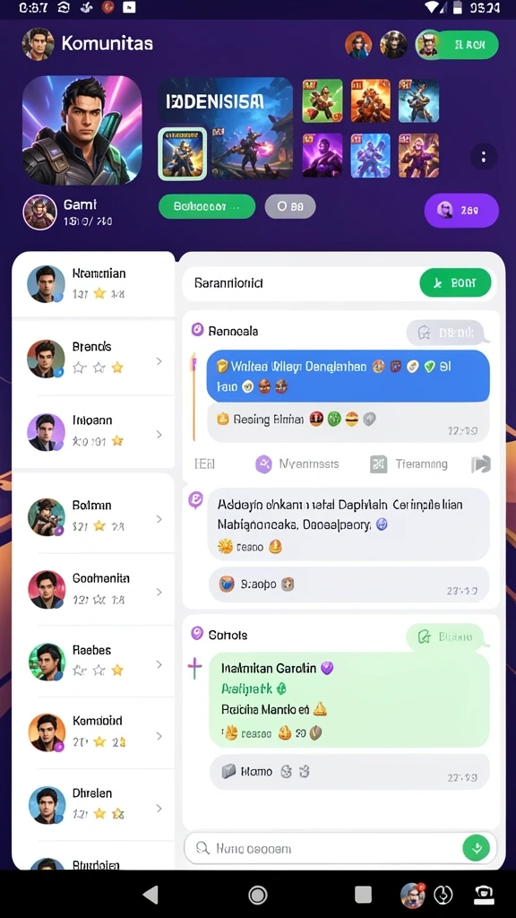 Beragam karakter unik yang bisa dimainkan.