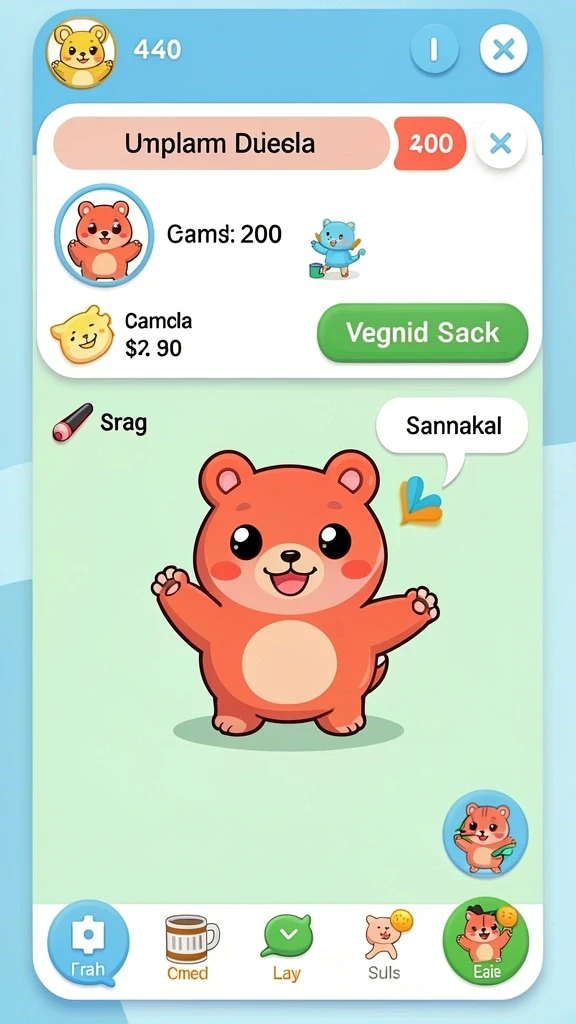 Bermain multiplayer dengan teman-teman secara online.
