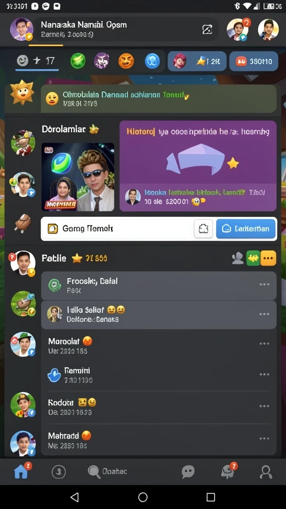 Komunitas aktif yang mendukung interaksi antar pemain.