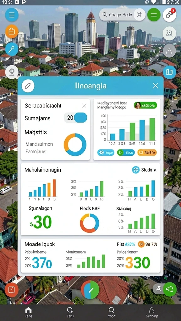 Layar fitur bonus dengan penawaran menarik.