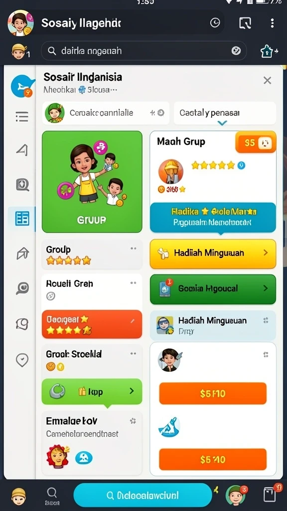 Gameplay seru dengan berbagai tantangan menarik.