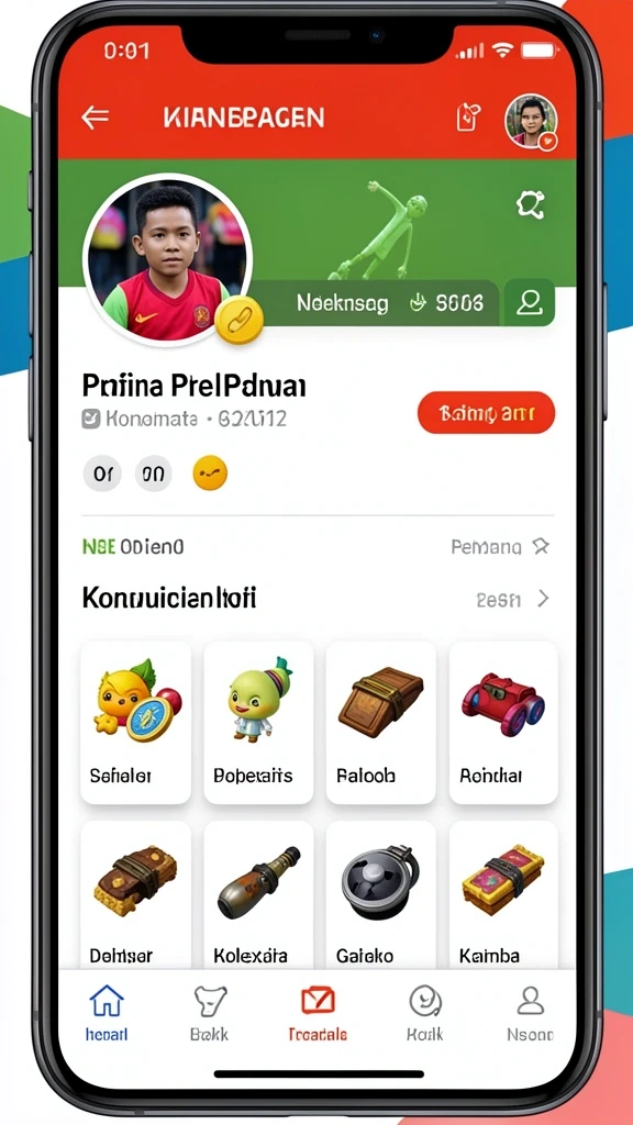Tampilannya yang cerah dan menarik membuat pemain betah.