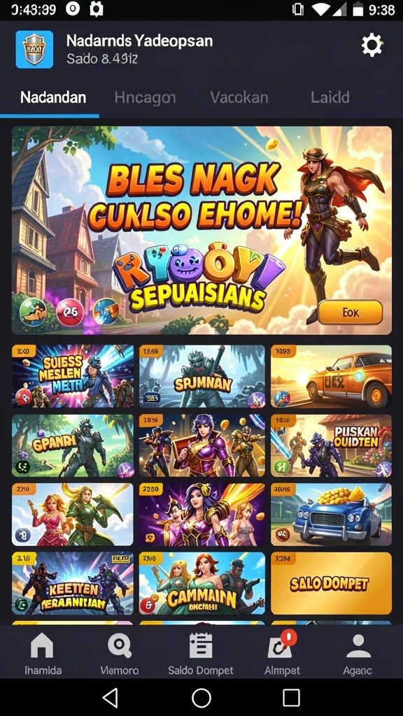 Antarmuka pengguna yang ramah dan menarik.