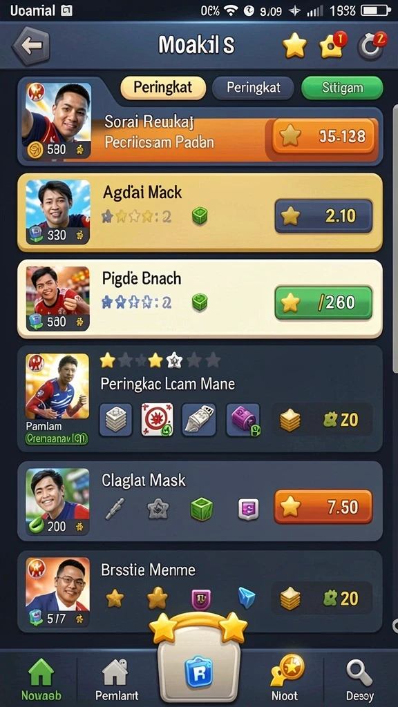 Screenshot menunjukkan karakter di terumbu karang yang indah.