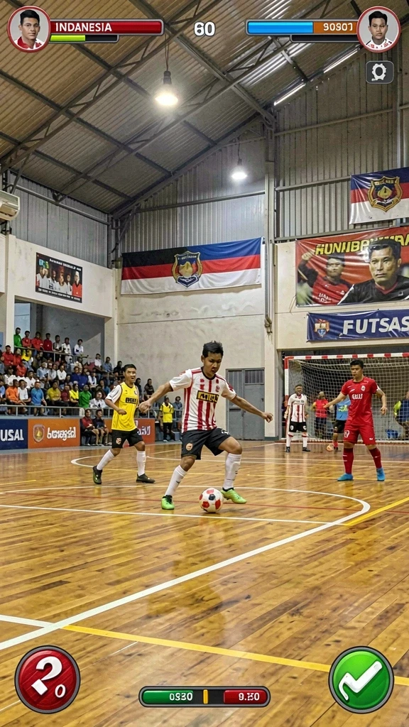 Tampilan pertempuran melawan makhluk laut yang menakutkan.