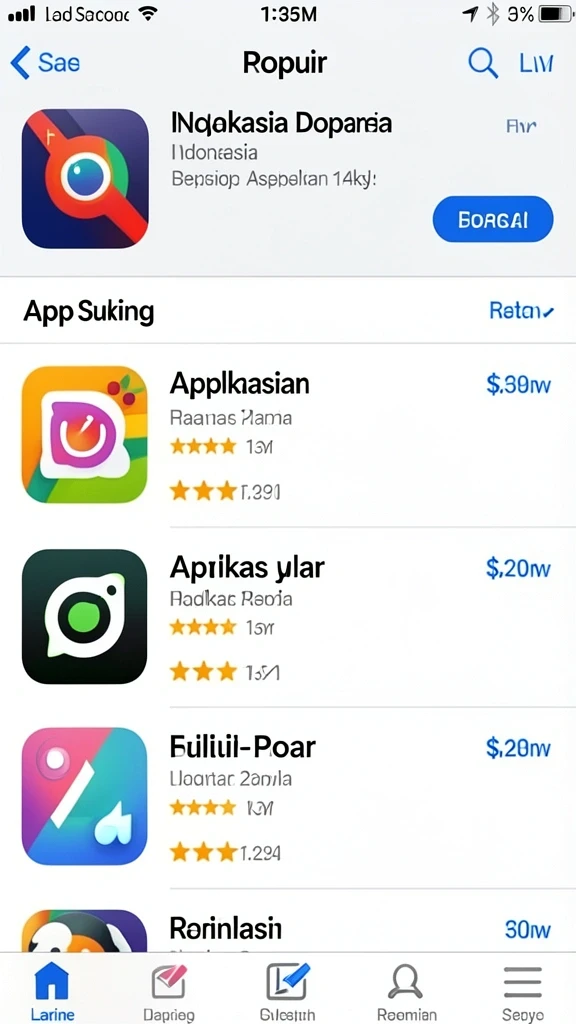 Tampilan menu utama PPHOKI yang menarik.
