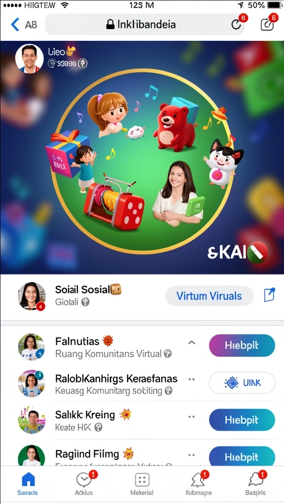Pemandangan yang menakjubkan dalam setiap level.