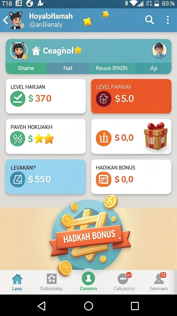 Tampilan menu utama RPOK yang menarik.