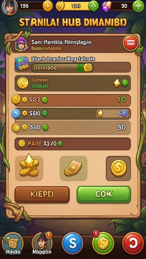Contoh karakter unik dalam RSNOK yang dapat dimainkan.