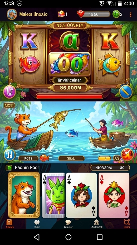 Tampilan awal game dengan grafis yang memukau.