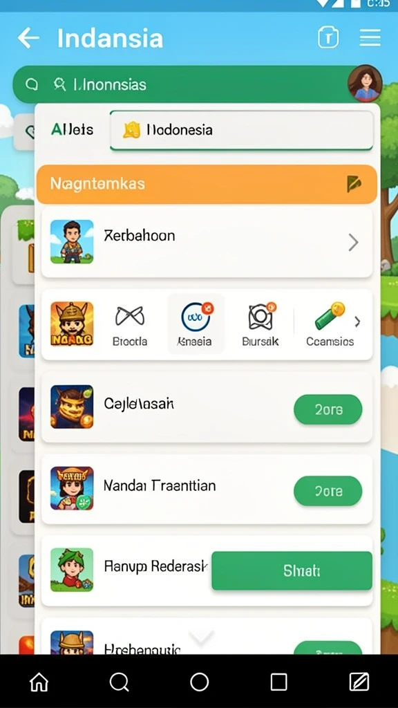 Screenshot dari tantangan multiplayer yang seru.