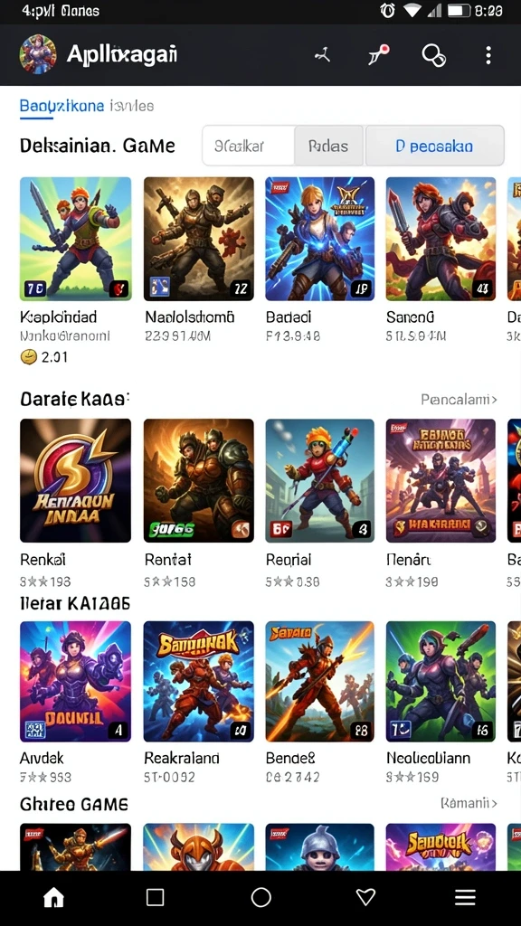 Tampilan antarmuka pengguna yang intuitif.