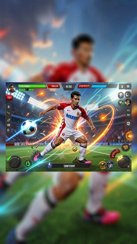 Pertandingan yang menegangkan dengan grafis memukau.
