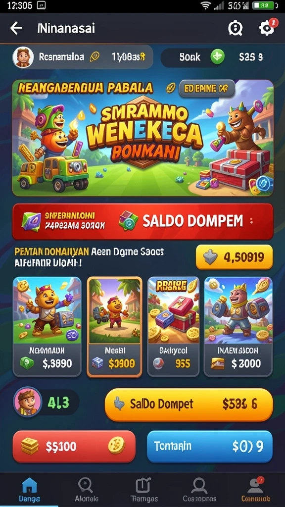 Tampilan antarmuka yang menarik dan mudah dinavigasi.