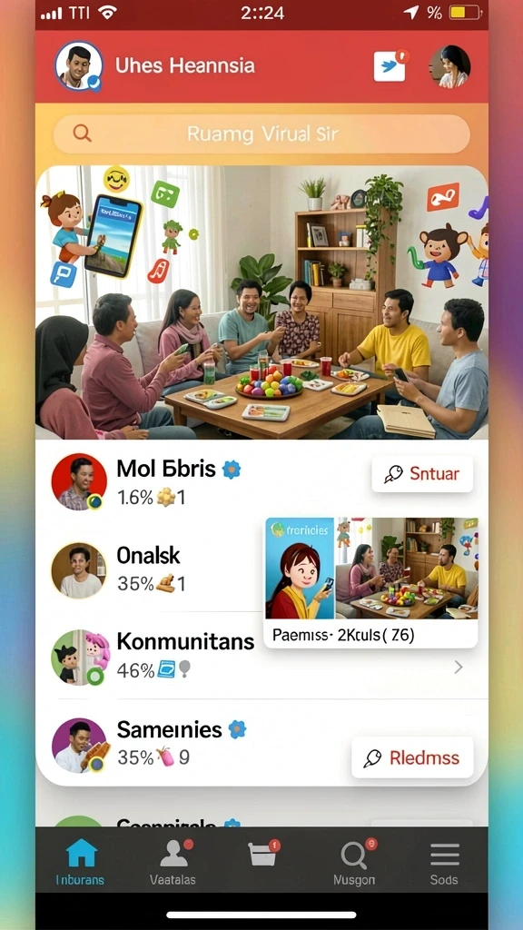 Mode multiplayer untuk berkompetisi dengan teman.