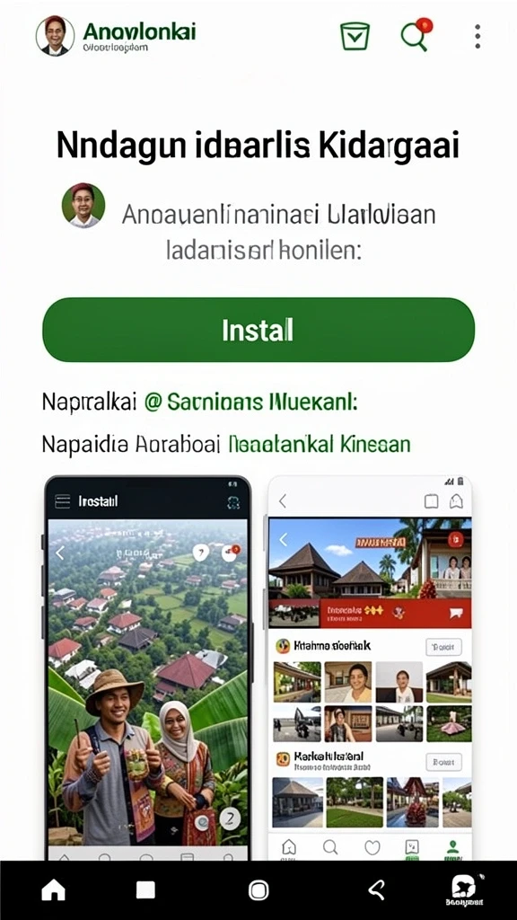 Tampilan antarmuka yang ramah pengguna.