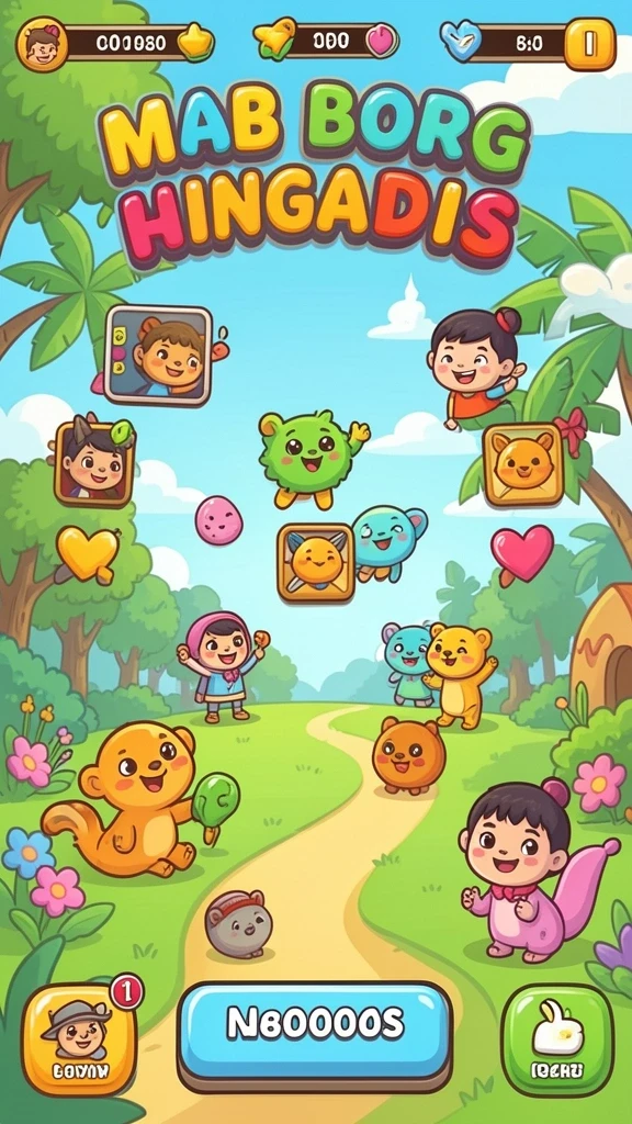 Screenshot ini memperlihatkan interaksi multiplayer antara pemain.