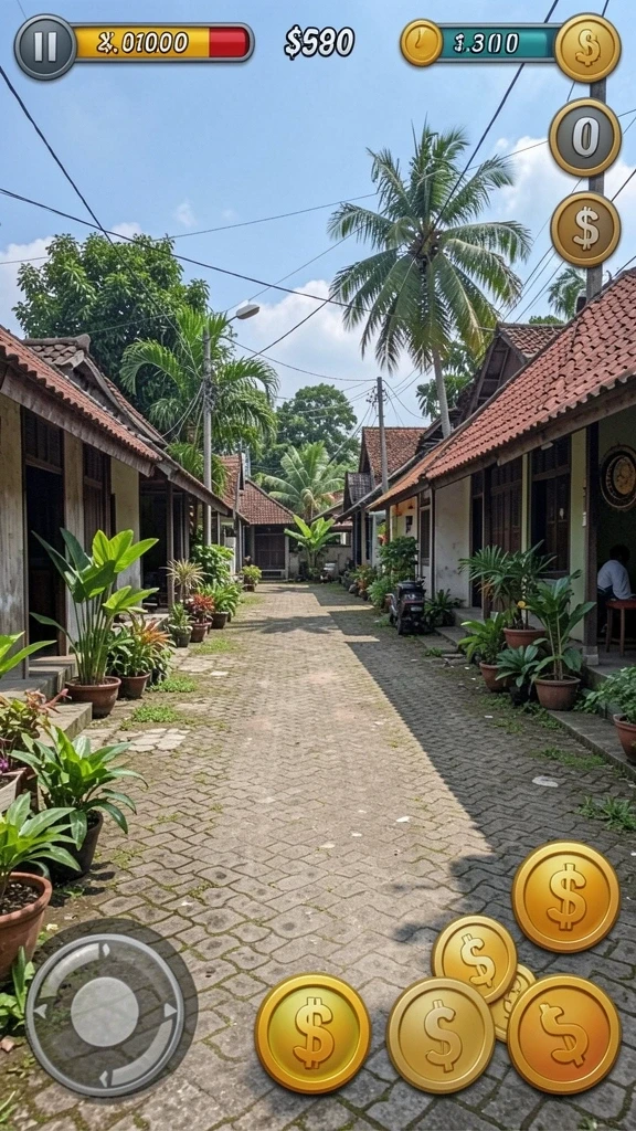 Fitur sosial untuk berkompetisi dengan teman.