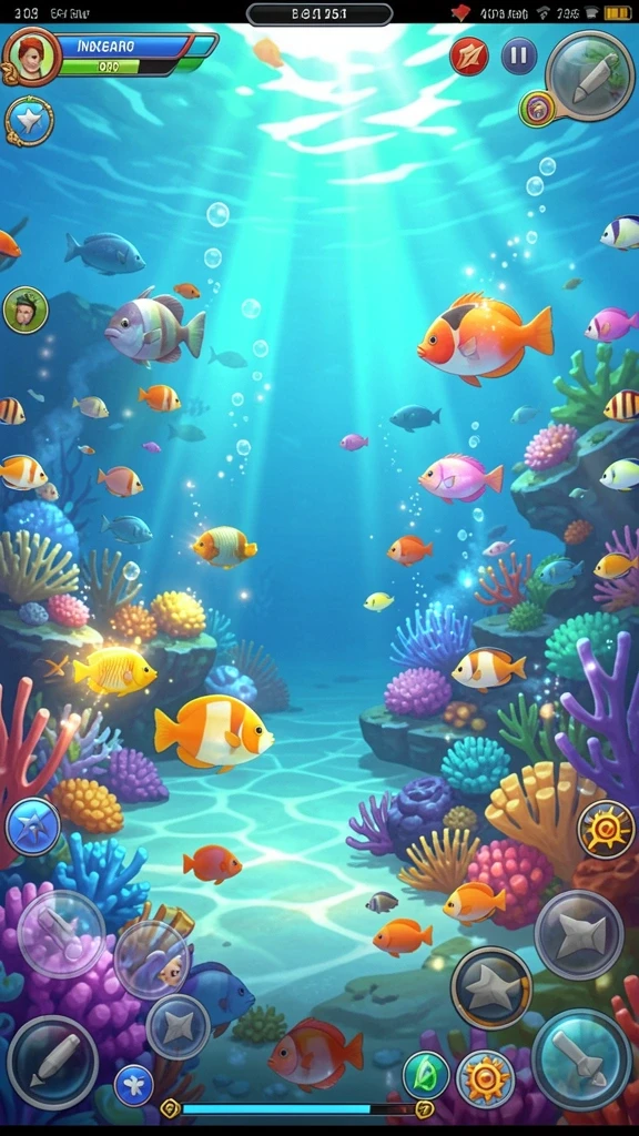 Tampilan awal dari game VV62 yang menarik.