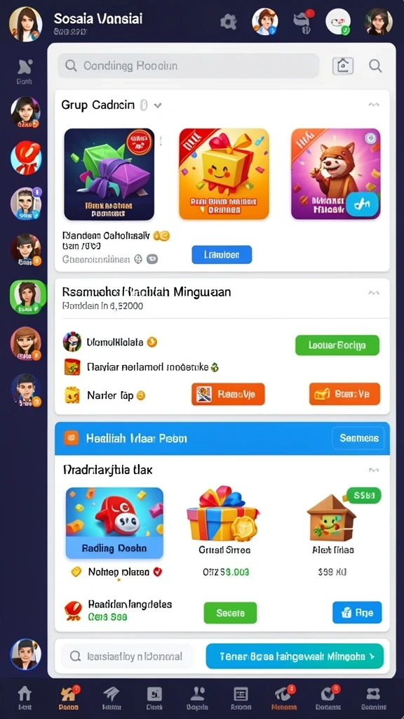 Tantangan level yang menuntut strategi cerdas.