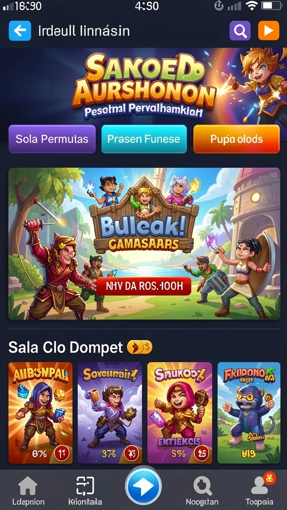 Tantangan level baru yang menggugah adrenalin.